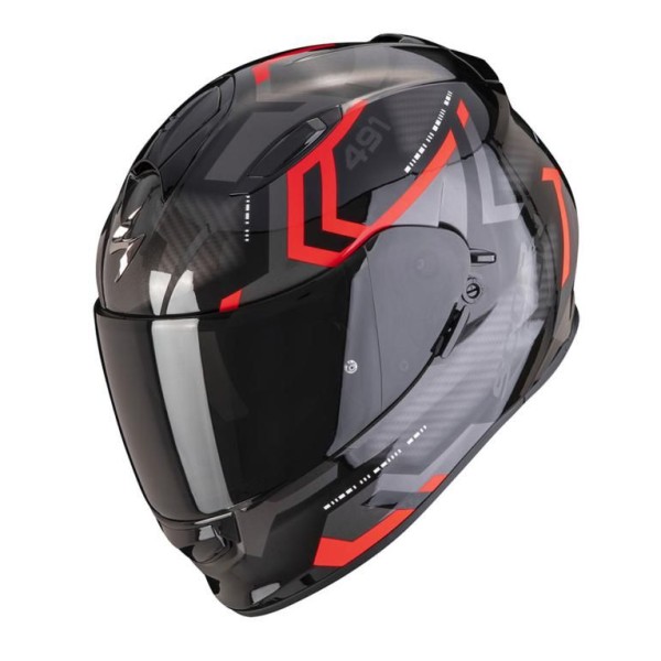 Tran Am EXO 491 SPIN BLACK/RED HELMET 2XL